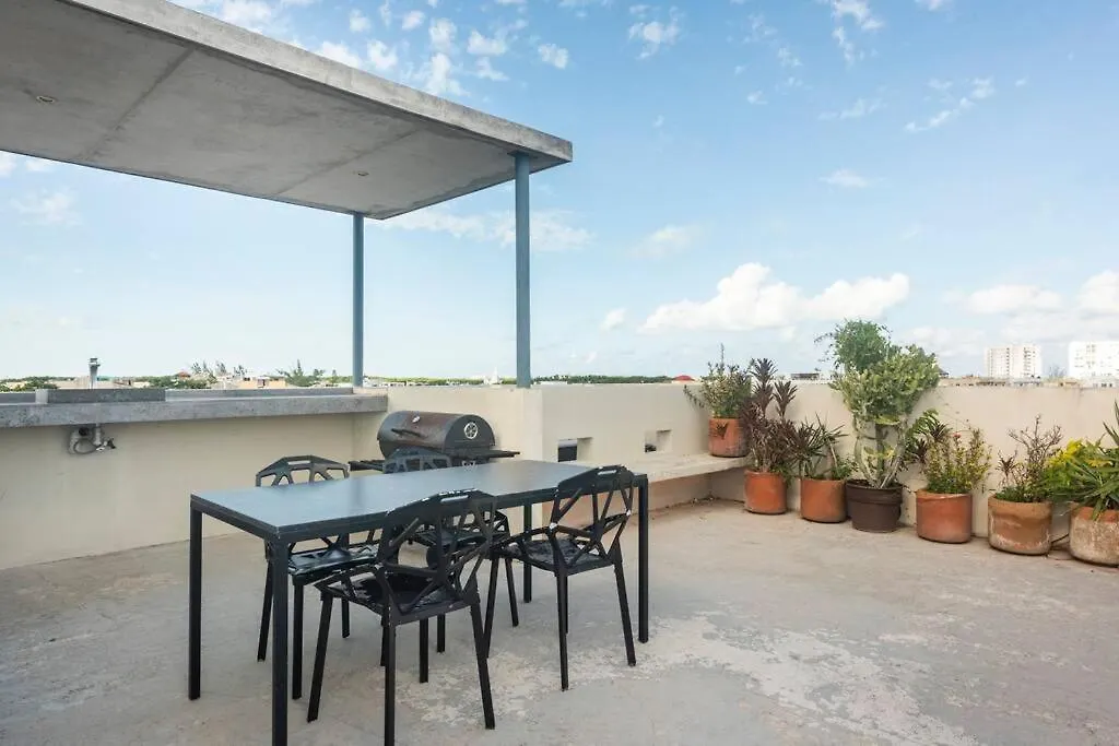 Cool Loft Rooftop Pool, Great Views Cancun Meksika