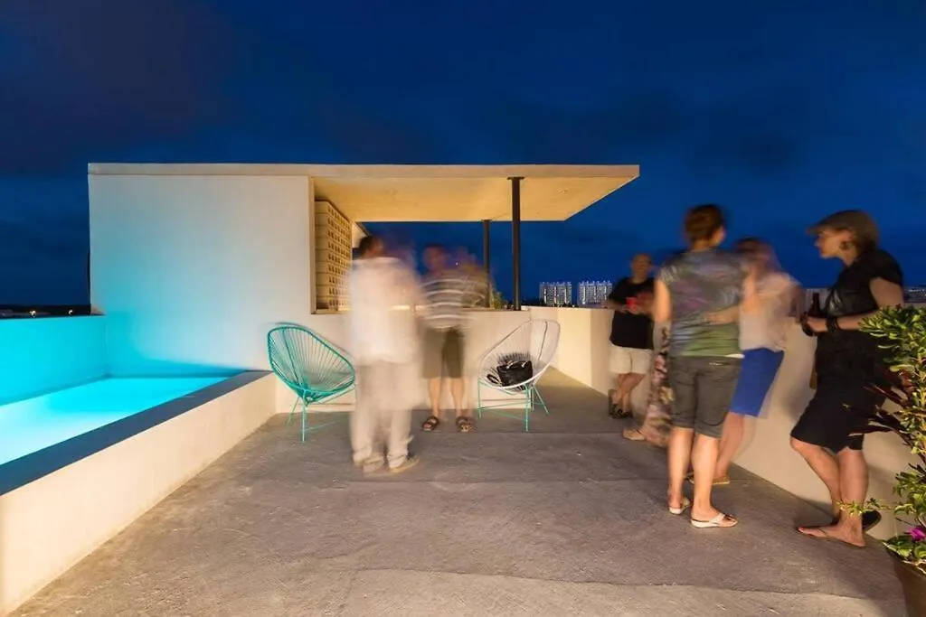 Daire Cool Loft Rooftop Pool, Great Views Cancun